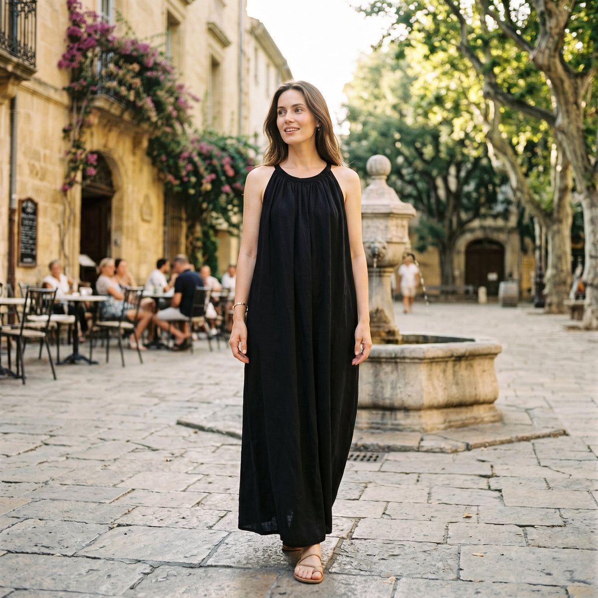 Savannah | Relaxed Fit Vintage Floral Maxi Dress
