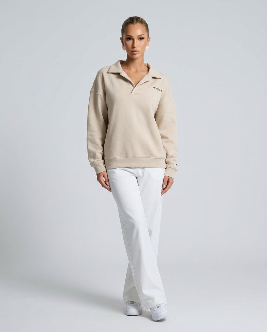 Cleo | Crossover Hood Oversized Lounge Hoodie