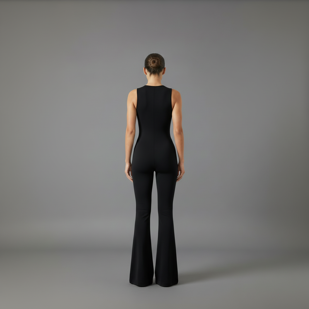 Maeve | V-Neck Knit Jumpsuit