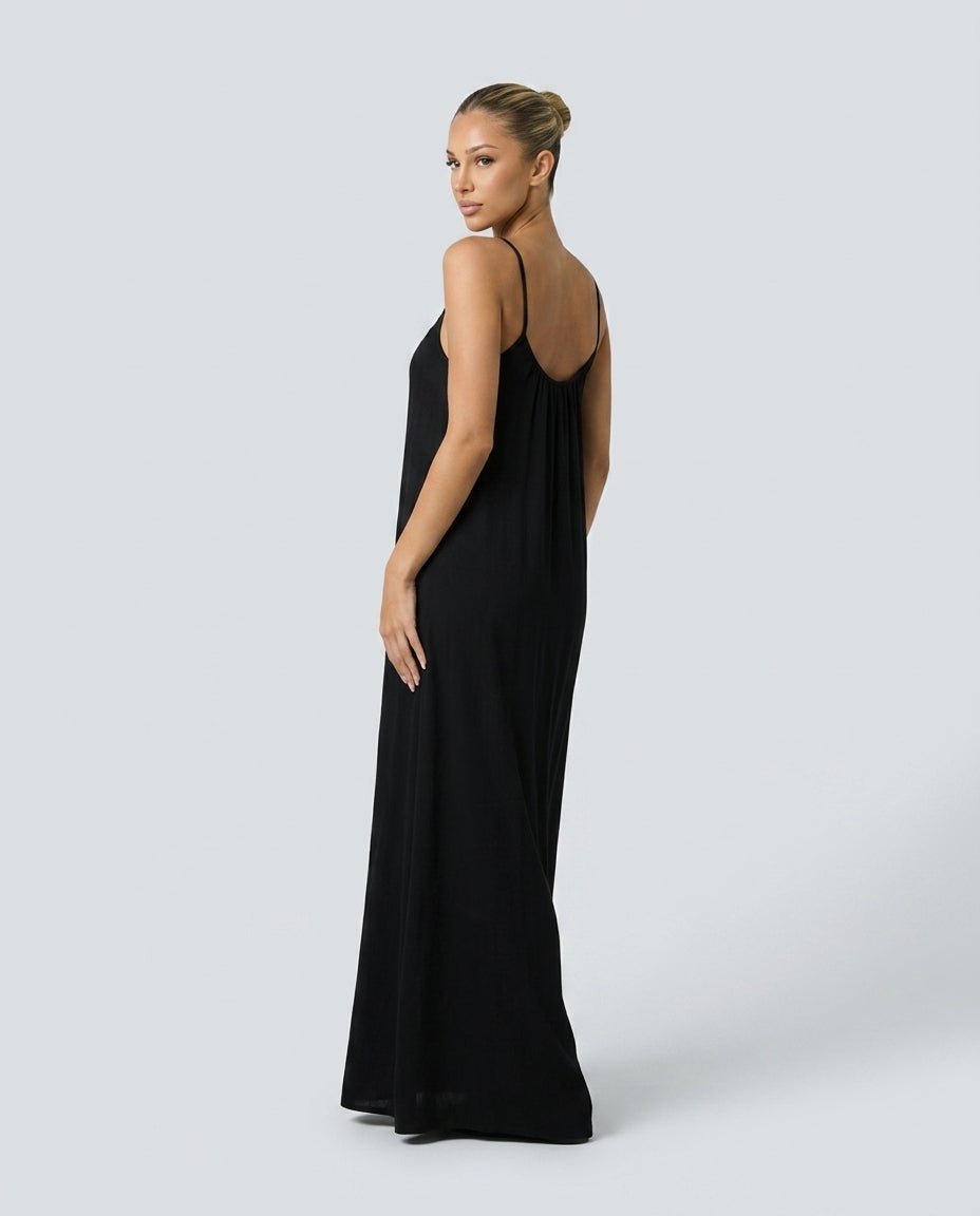 Isabela | Loose Fit Spaghetti Strap Maxi Dress