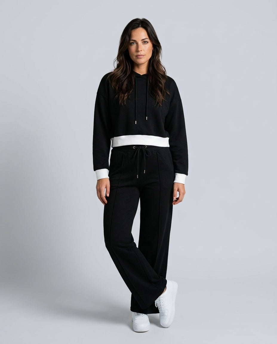 Verity | Relaxed Wide-Leg Hoodie Co-ord Set