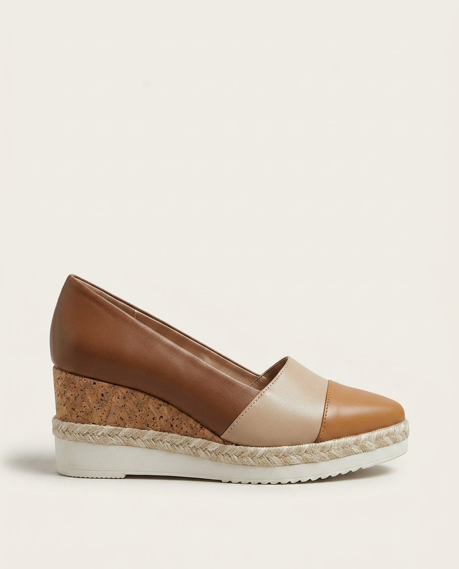 Delphine | Slip-On Cushioned Wedge Shoes