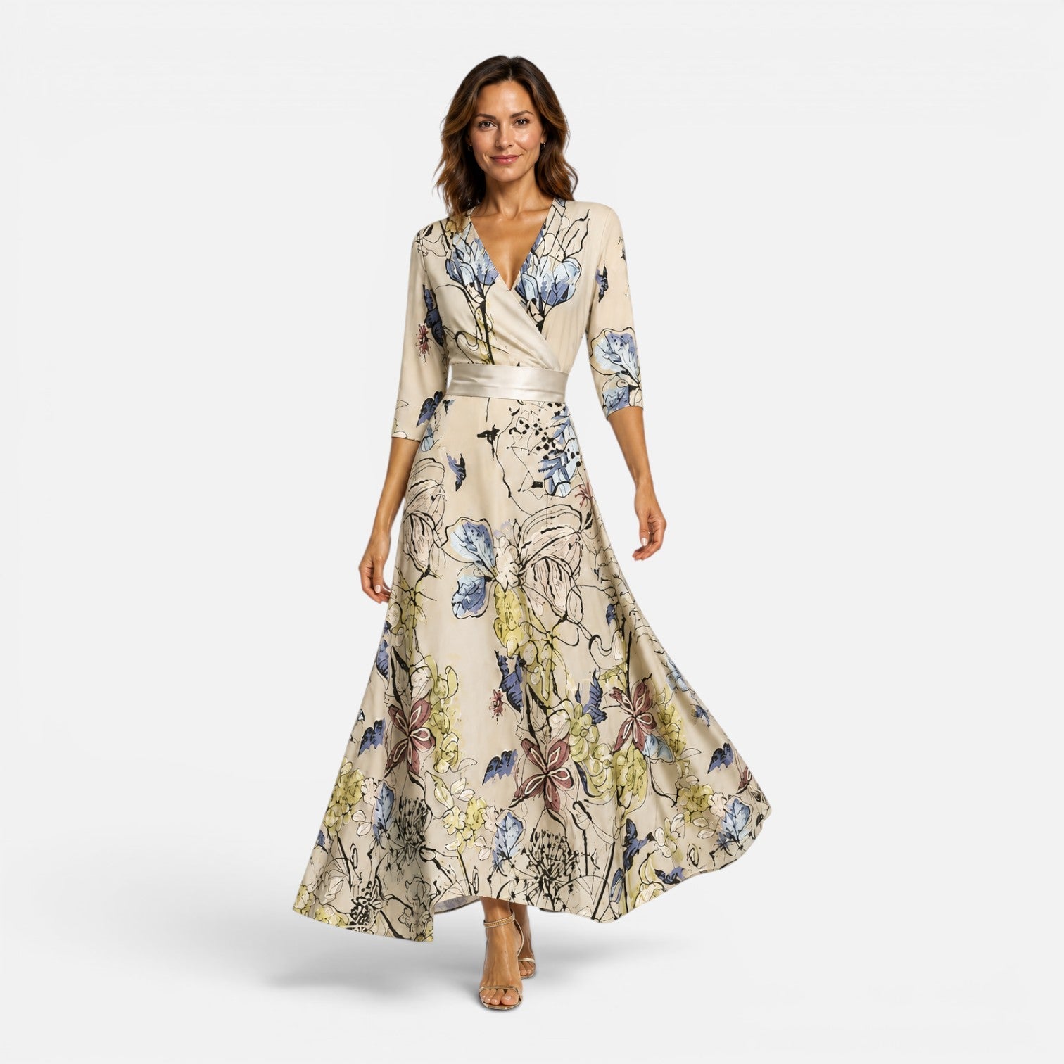 Frankie | Floral Wrap Maxi Dress