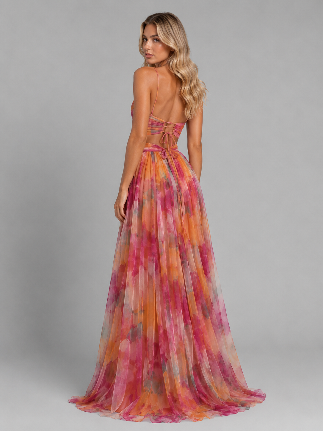 Yara | Floral V-Neck Flowing Maxi Dress