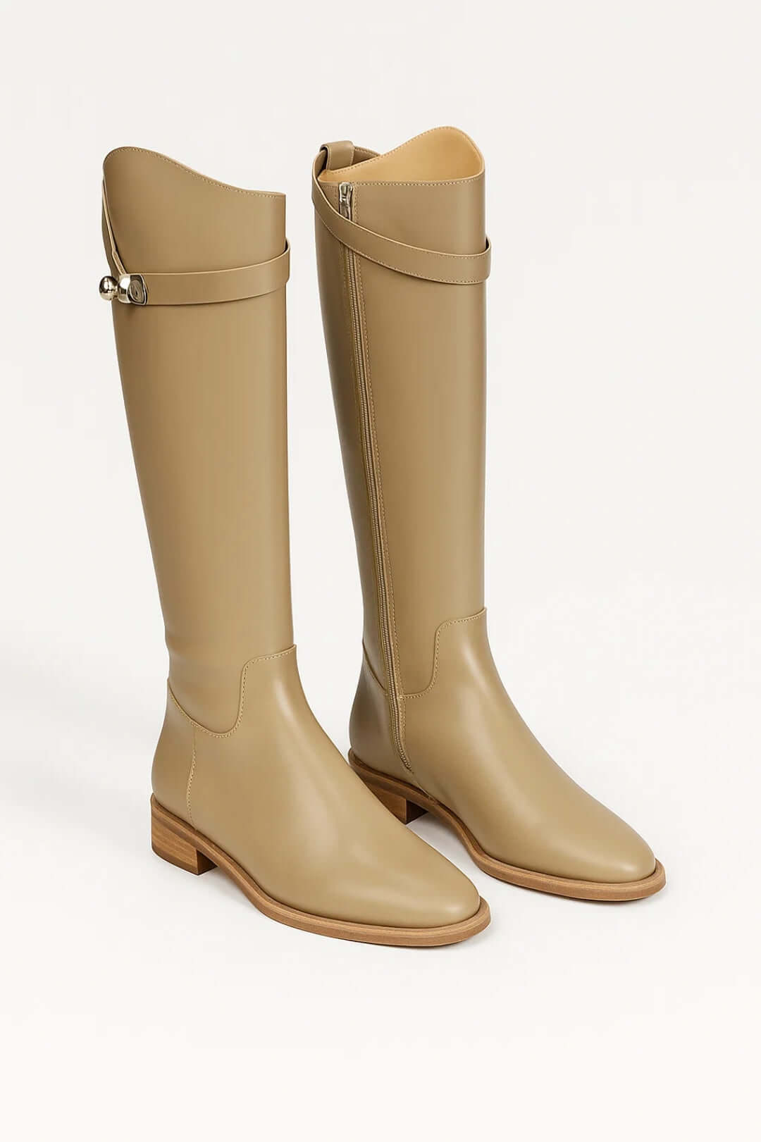 Anouk | Buckle Detail Knee-High Boots