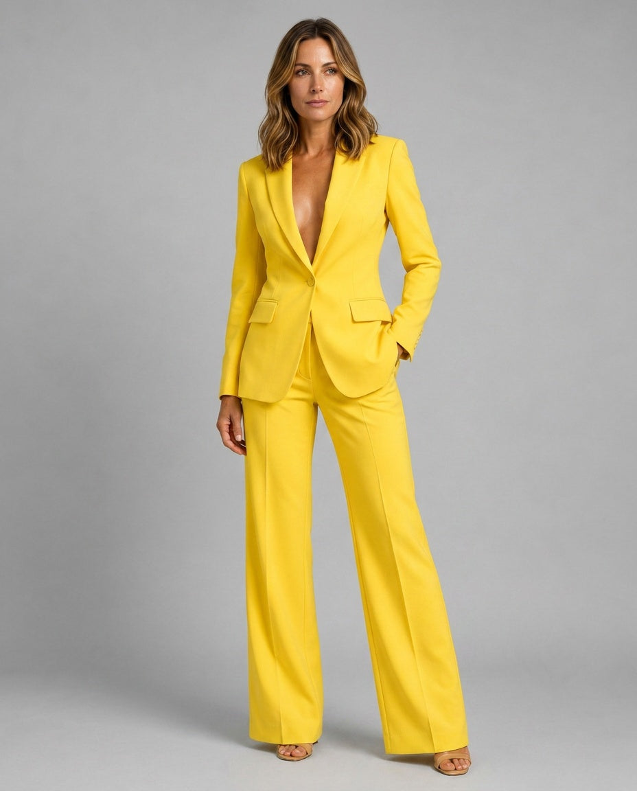 Savannah | Tailored Wide-Leg Blazer & Trouser Co-ord Set