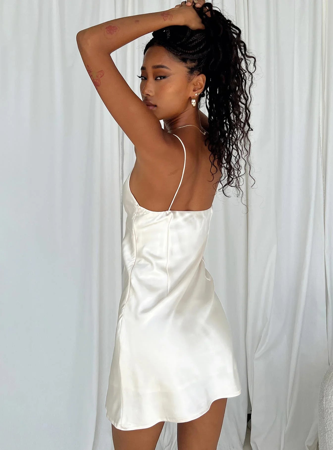 Leona | Twist Bust Slim Fit Mini Dress