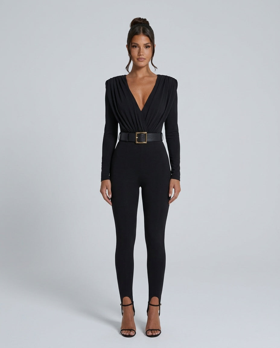 Marlowe | High Waist Full Length Jumpsuit