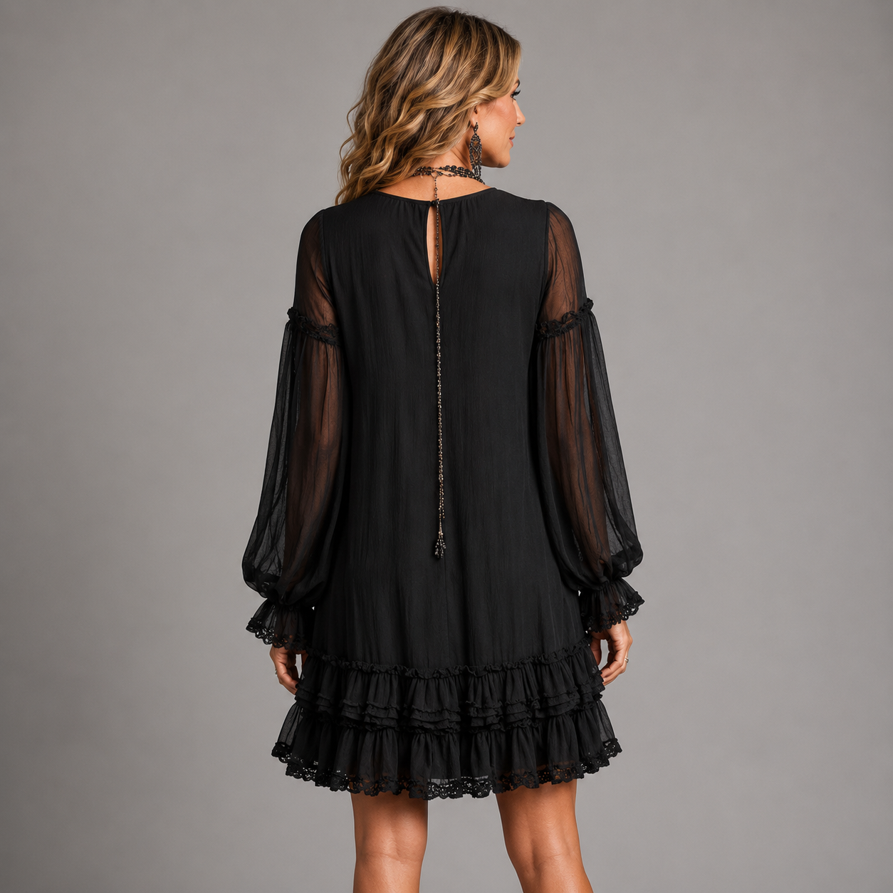 Paloma | Effortless Polyester Mini Dress
