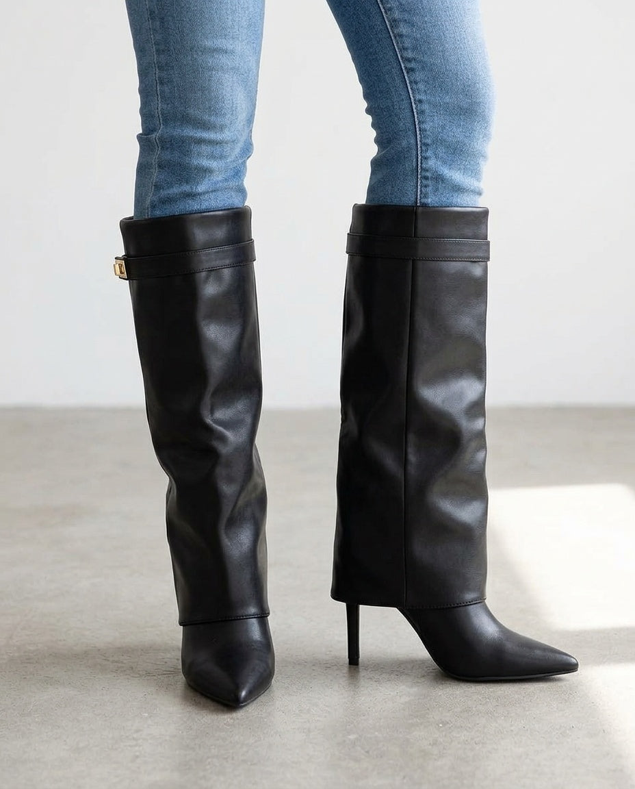 Monica | Waterproof Side-Zip Knee-High Boot