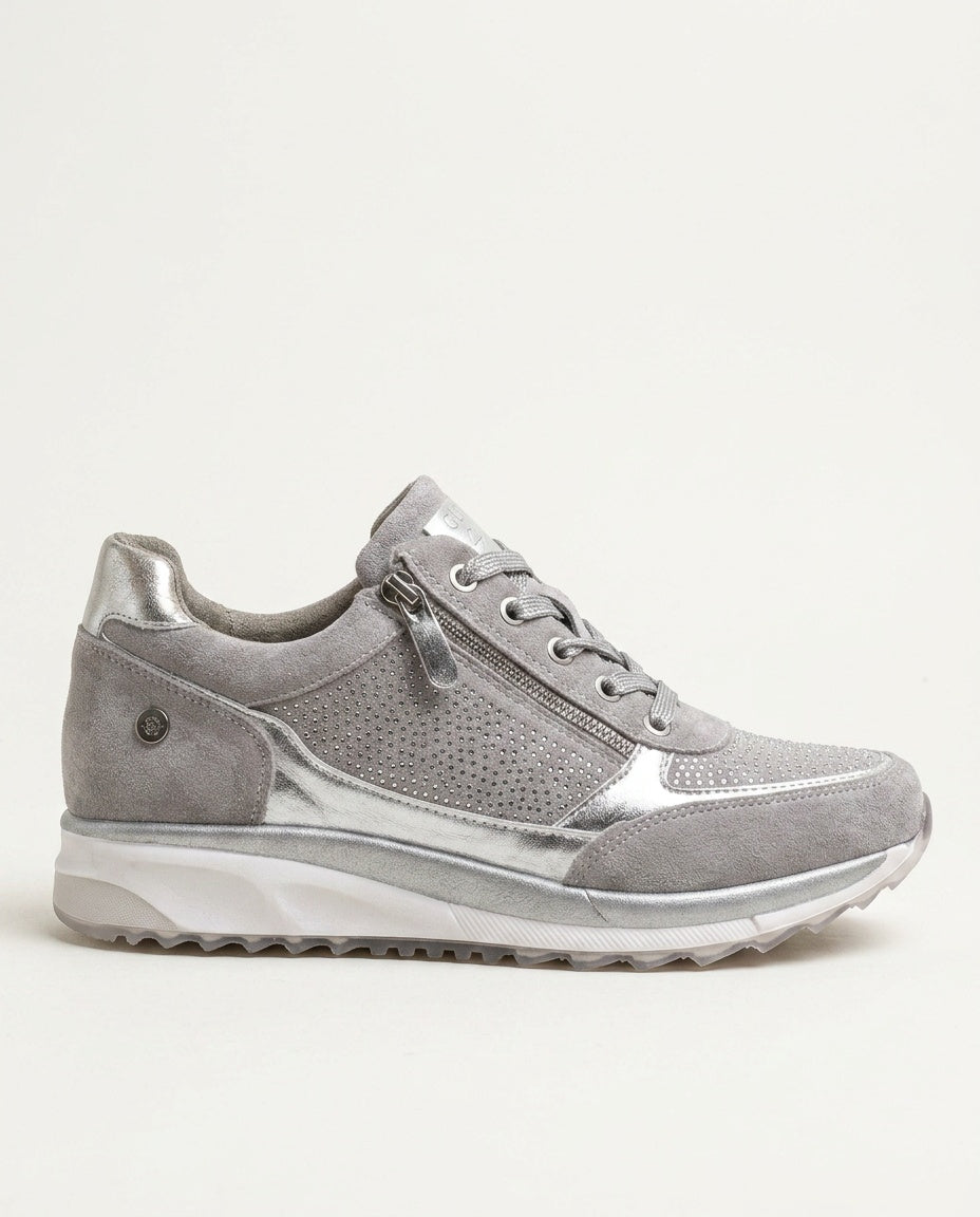 Zara | Side Zip Cushioned Sole Sneakers