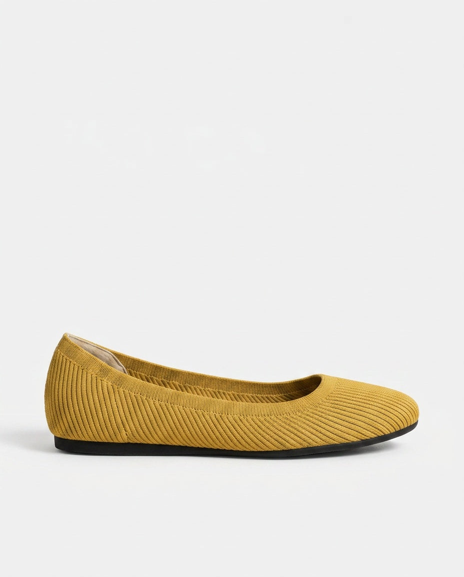 Elodie | Knit Ballet Slip-On Loafers