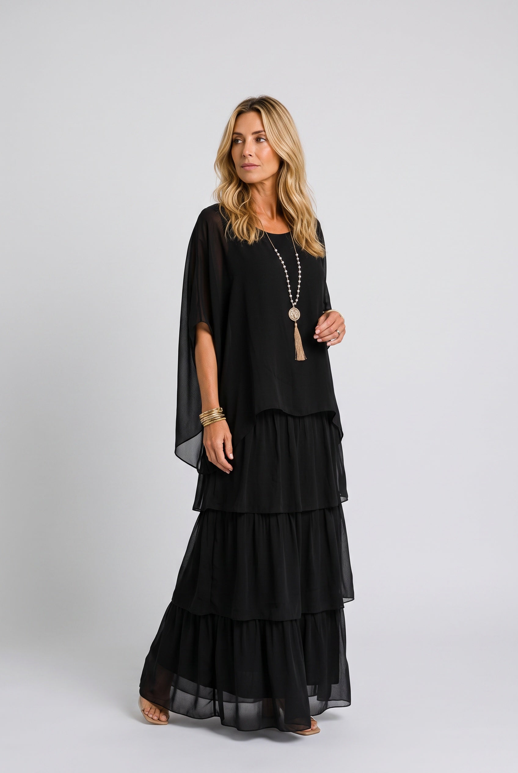 Verity | Tiered Maxi Dress