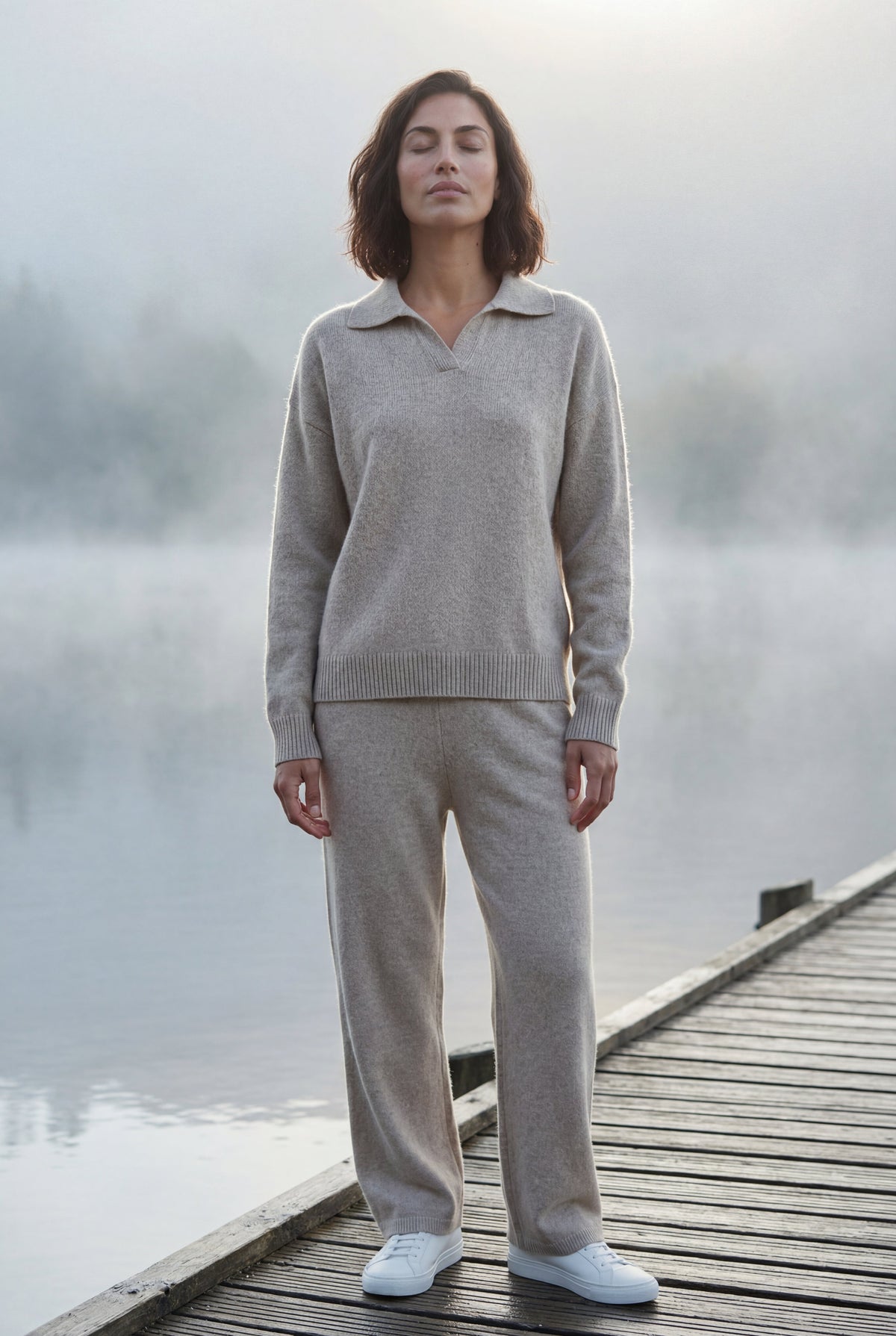 Mira | Brushed Knit Wide-Leg Lounge Co-ord Set