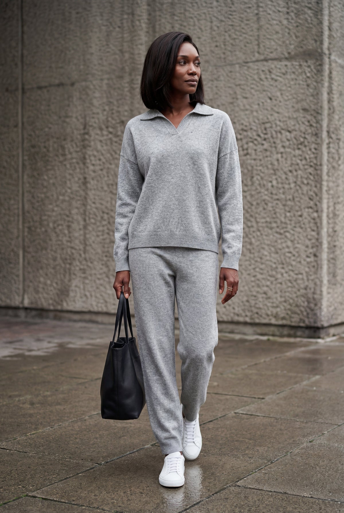 Mira | Brushed Knit Wide-Leg Lounge Co-ord Set