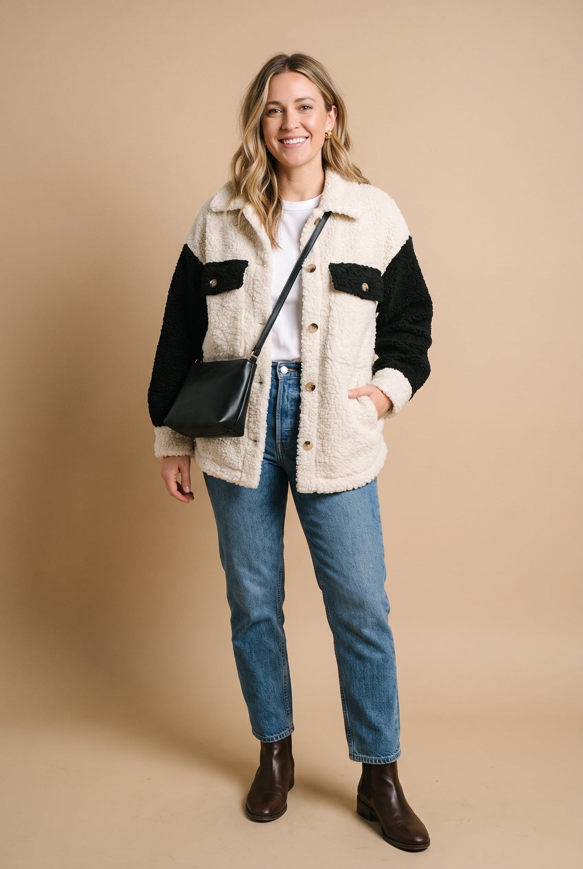 Winnie | Relaxed Fit Sherpa Jacket