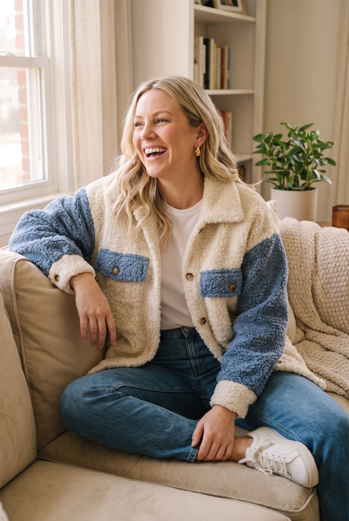 Winnie | Relaxed Fit Sherpa Jacket