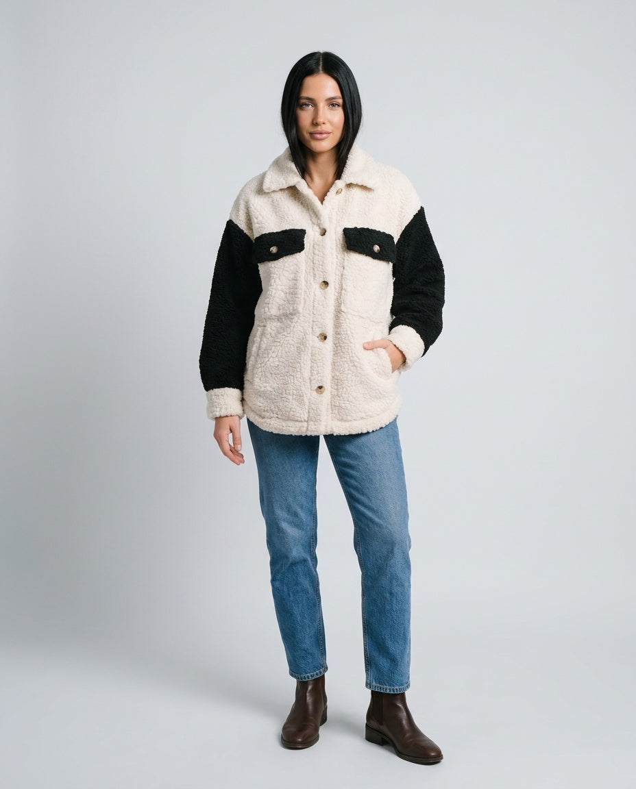 Winnie | Relaxed Fit Sherpa Jacket