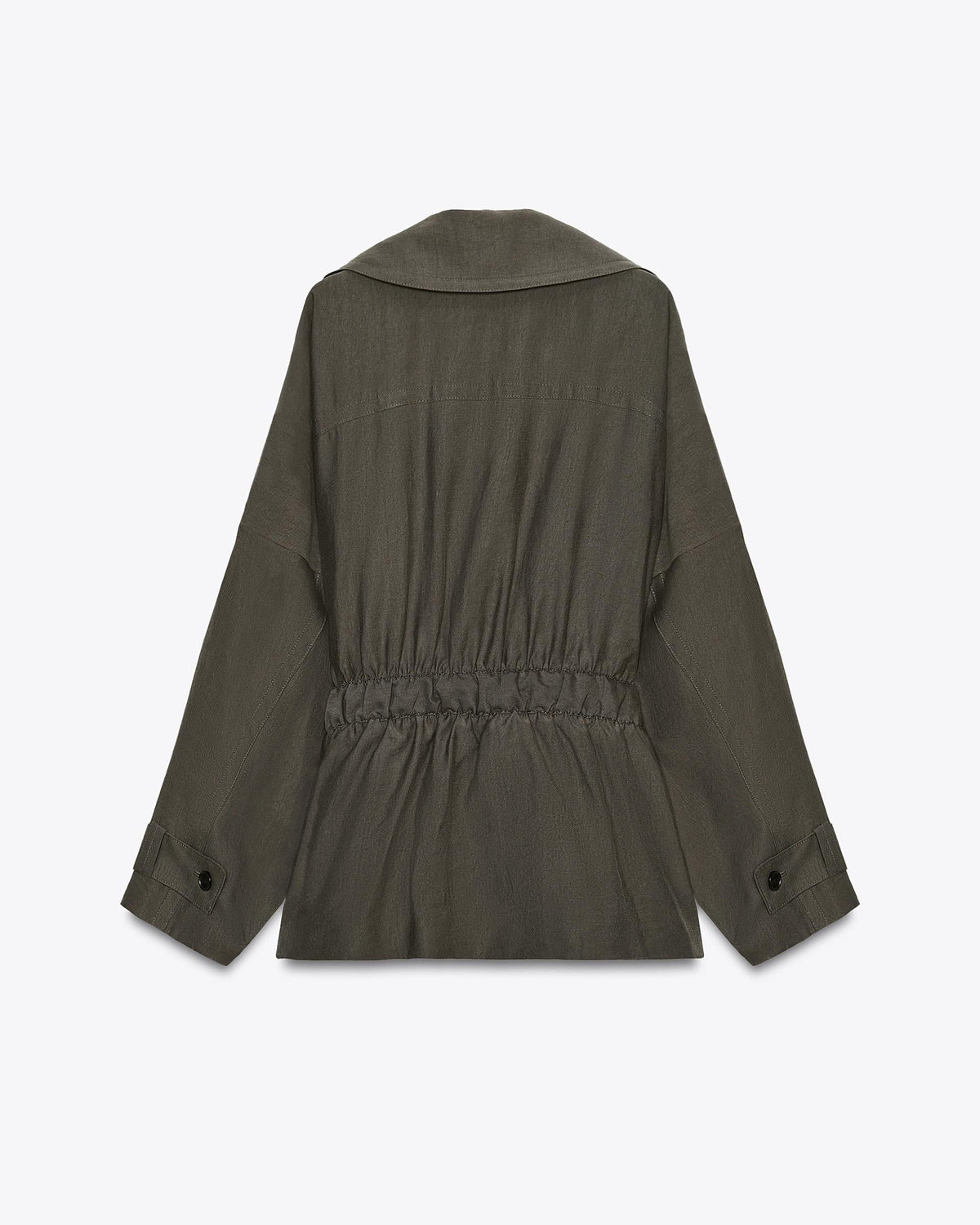 Marley | Belted Lapel Long Sleeve Jacket