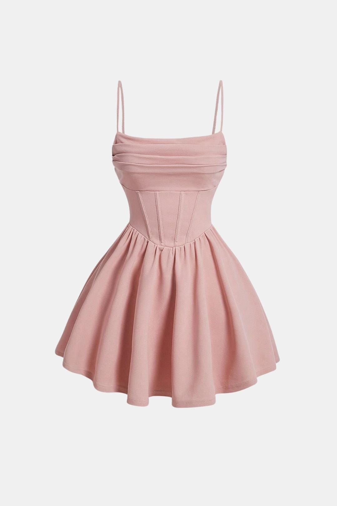 Ximena | Corset Panel Ruched Bust Mini Dress