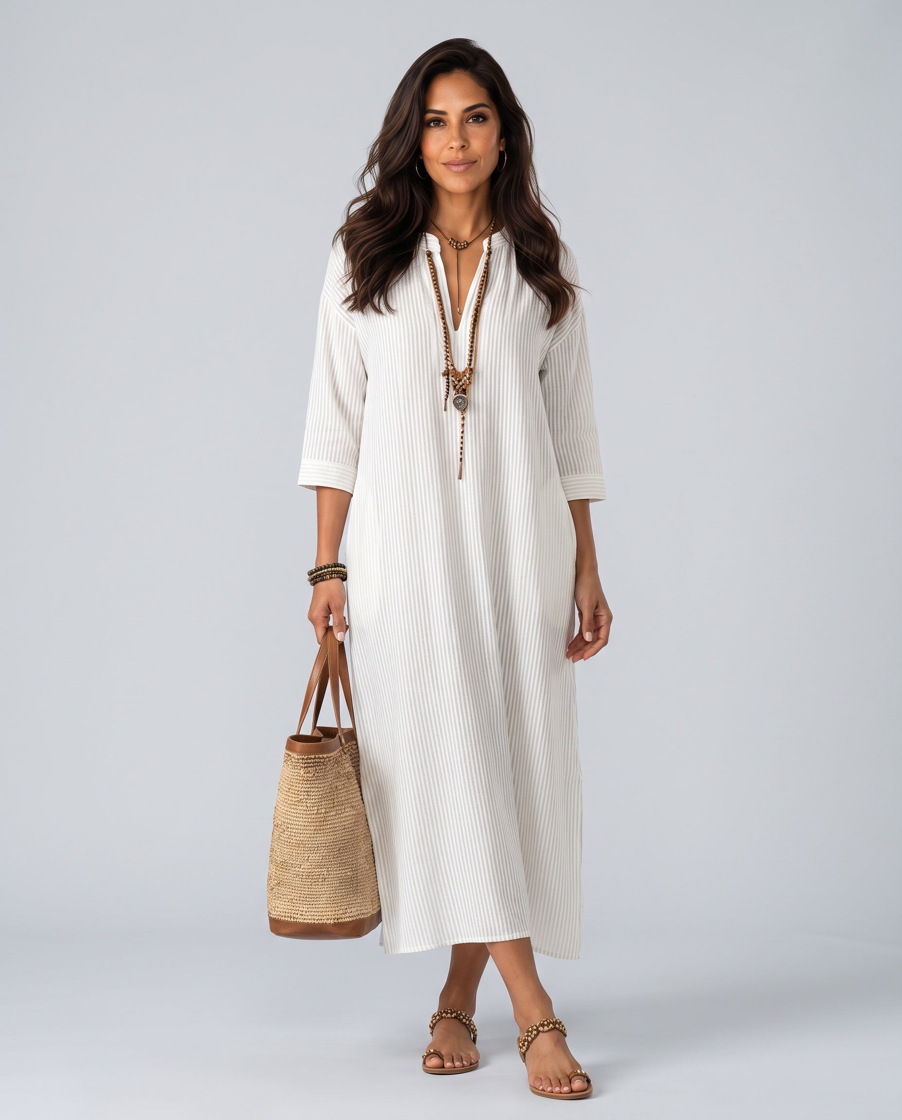 Remi | Flowy V-Neck Maxi Dress