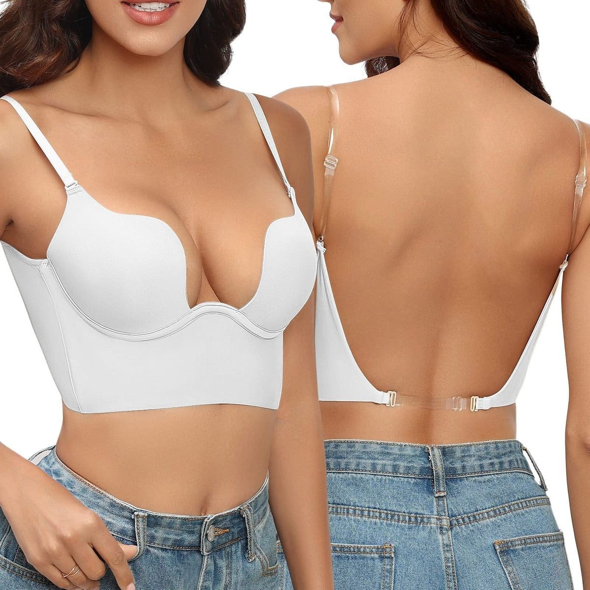 Pia | Seamless Decorative Back Bralette