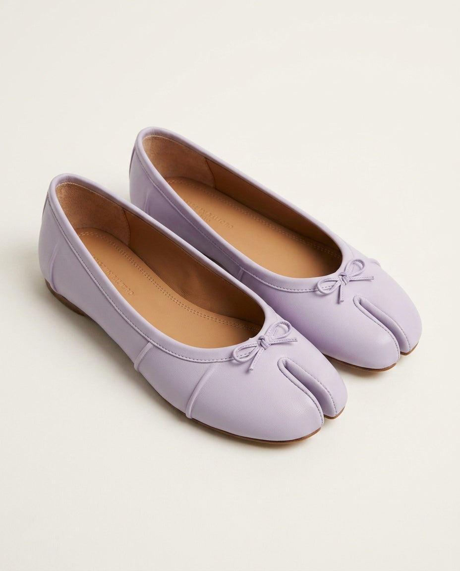 Anais | Split Toe Slip-On Flat Mules