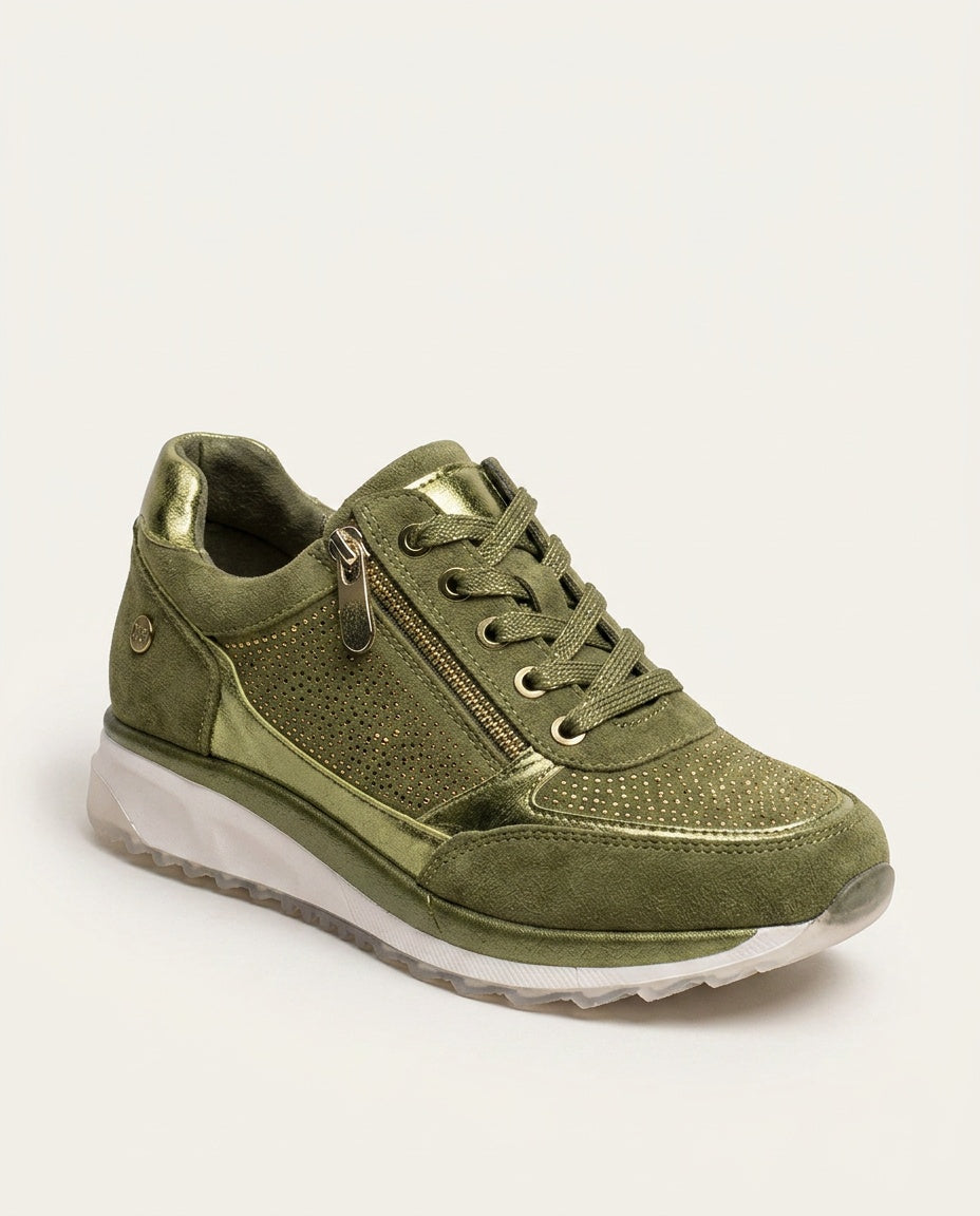 Zara | Side Zip Cushioned Sole Sneakers