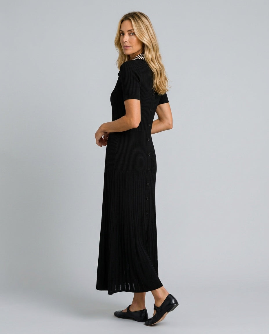 Fernanda | Studded Knit Maxi Dress