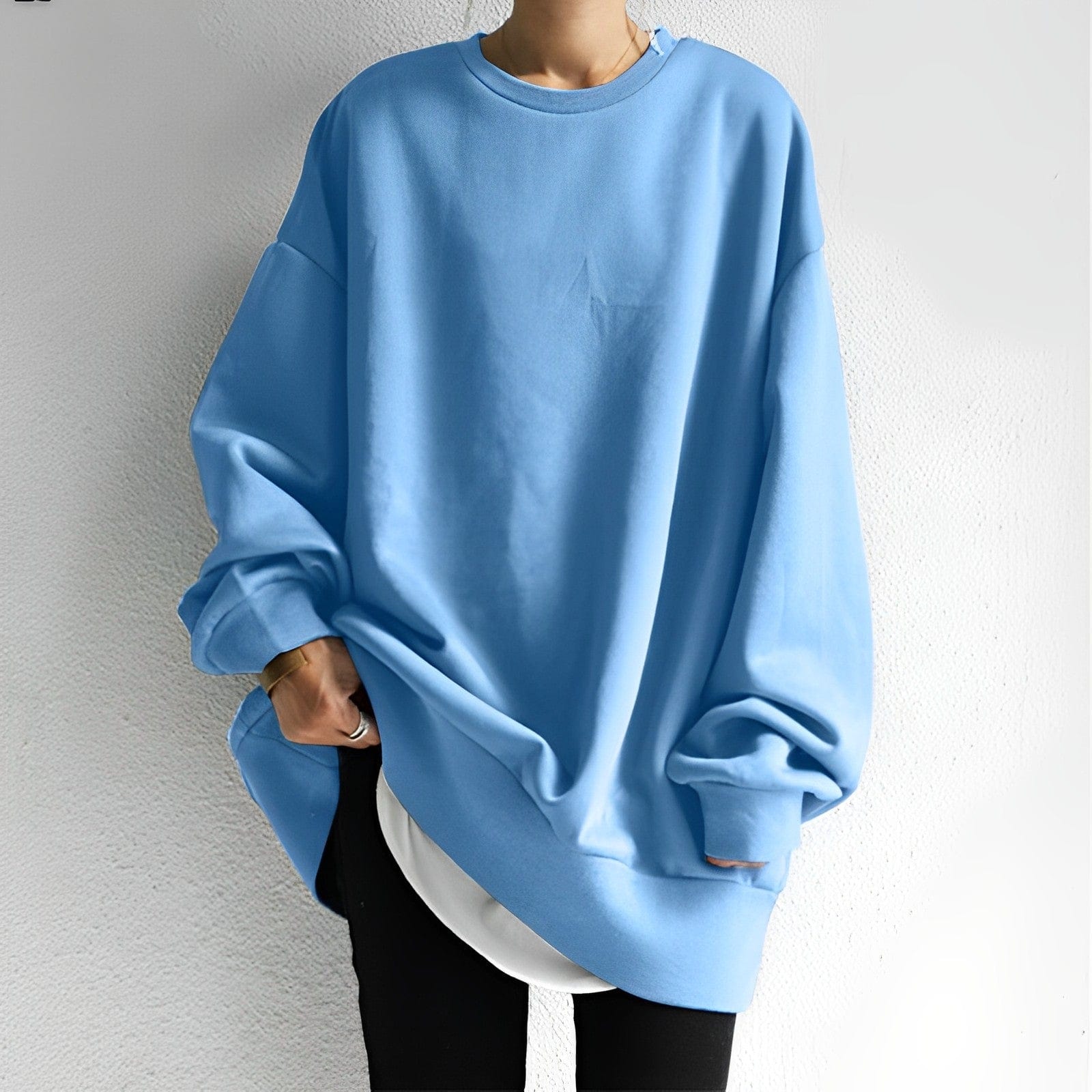 Camila | Oversized Crew Neck Sweatshirt