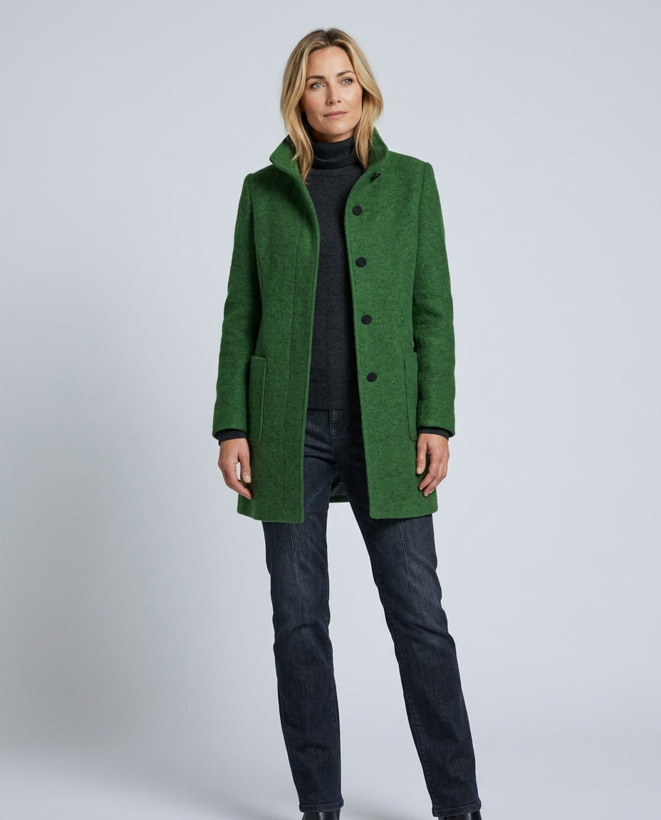 Marlowe | Mid-Length Tailored Wool-Blend Coat