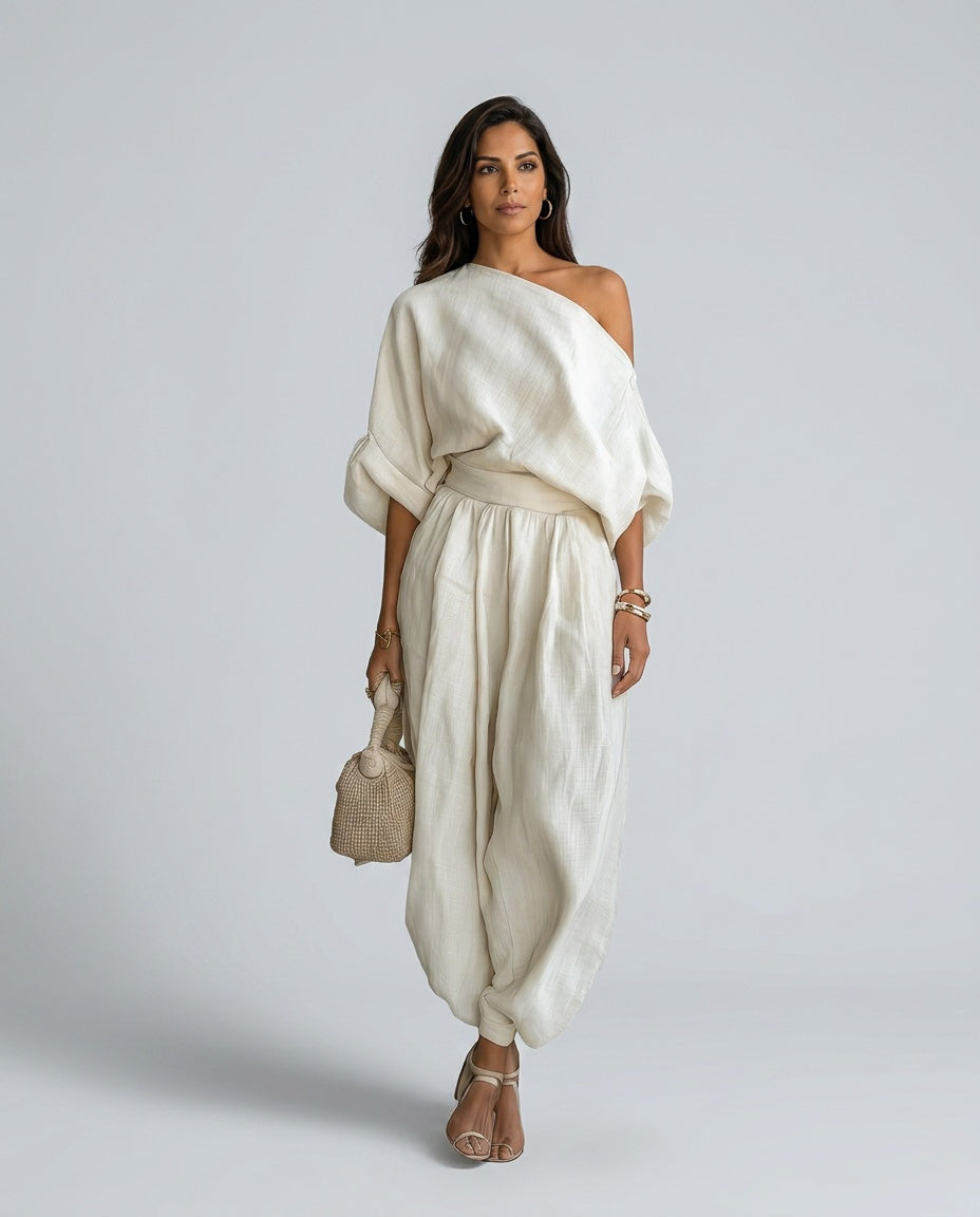 Sorelle | One Shoulder Two-Piece Co-ord Set