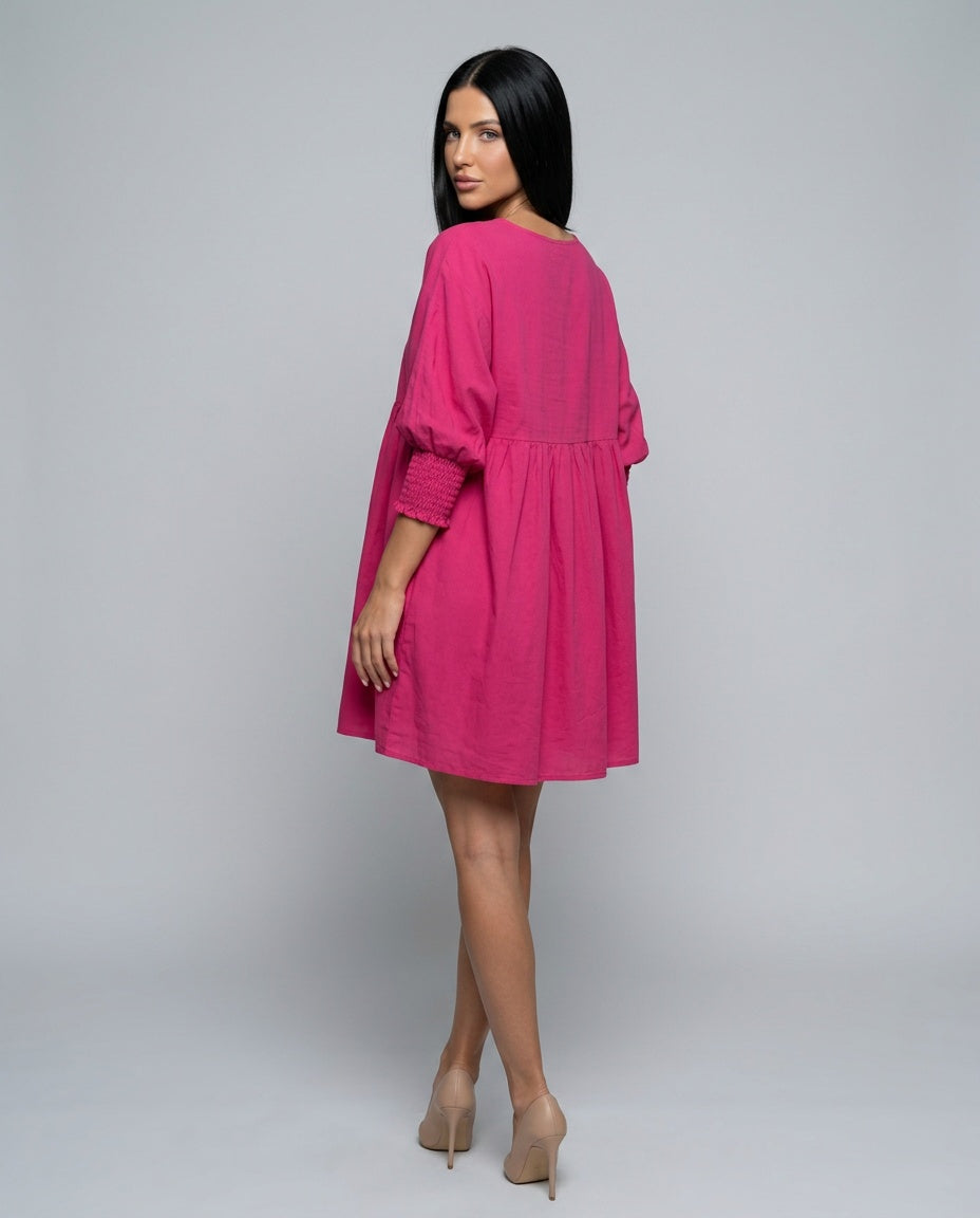 Lola | Relaxed Fit Short Sleeve Mini Dress