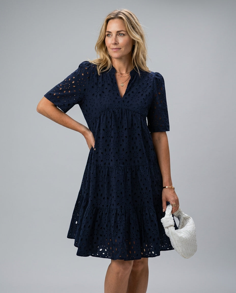 Hadley | Lace Ruffle A-Line Sundress