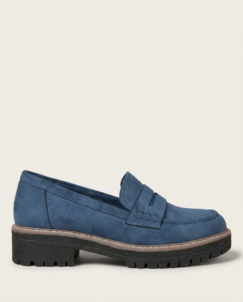Sabine | Chunky Lug Sole Loafers