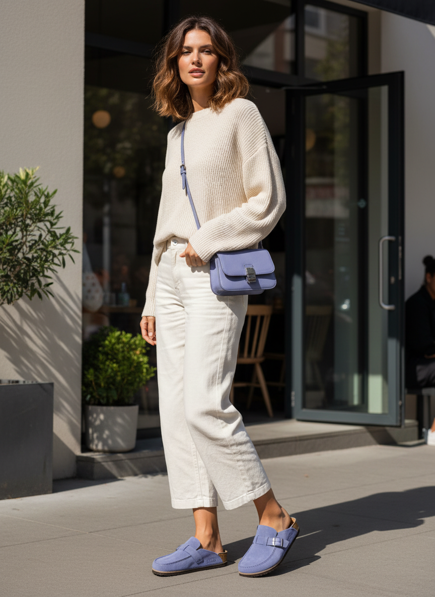 Delphi | Suede-Look Slip-On Clogs