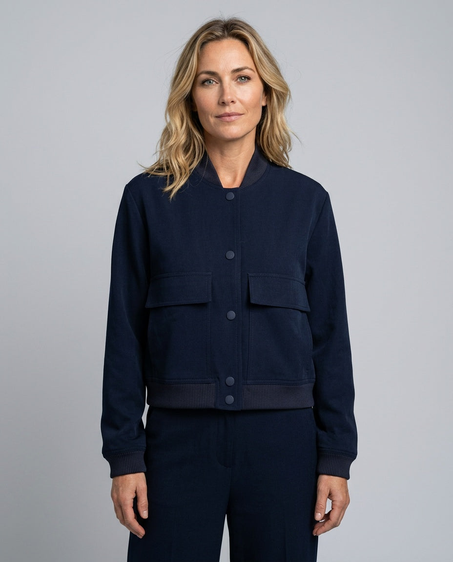 Jimena | Zip Front Long Sleeve Jacket