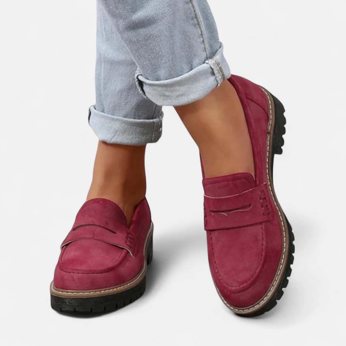 Sabine | Chunky Lug Sole Loafers
