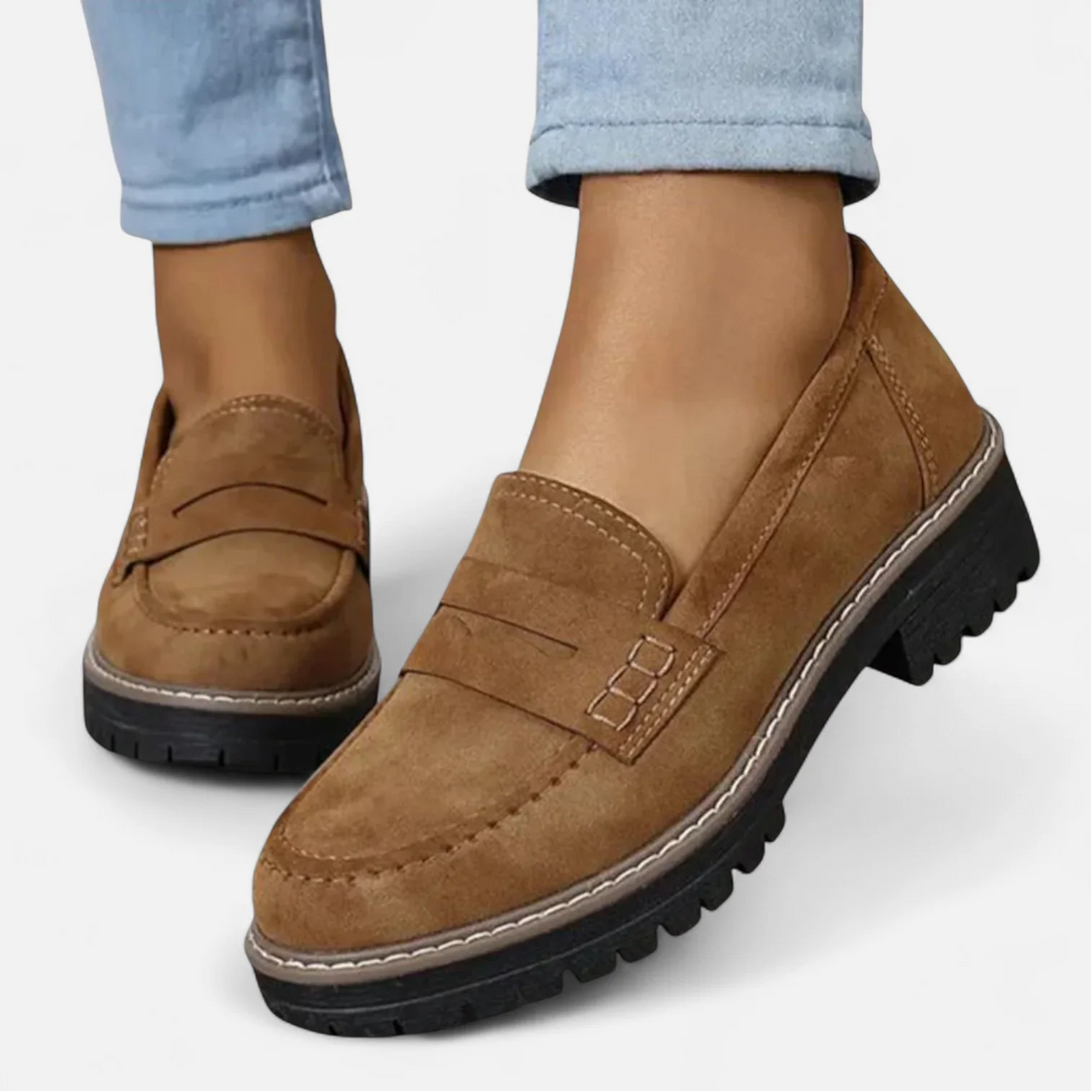 Sabine | Chunky Lug Sole Loafers