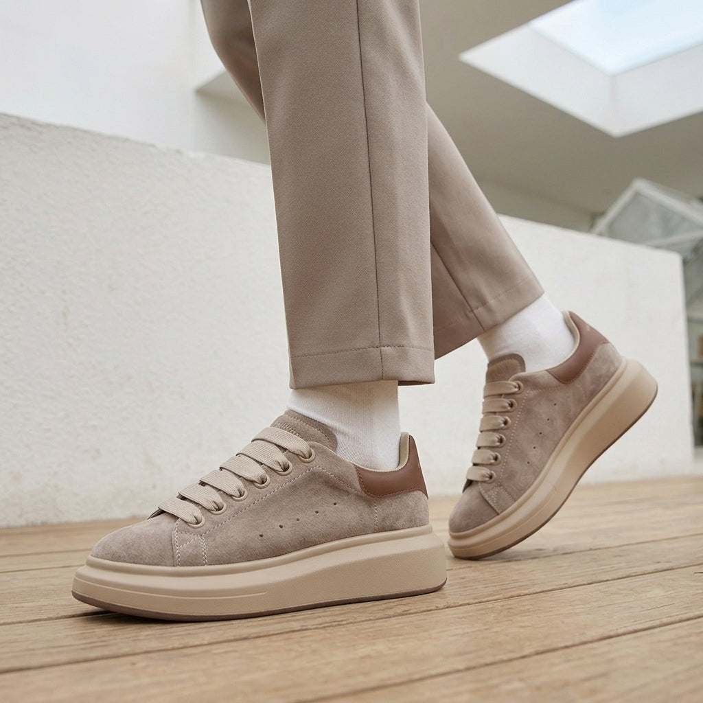 Verona | Suede-Look Platform Sneakers