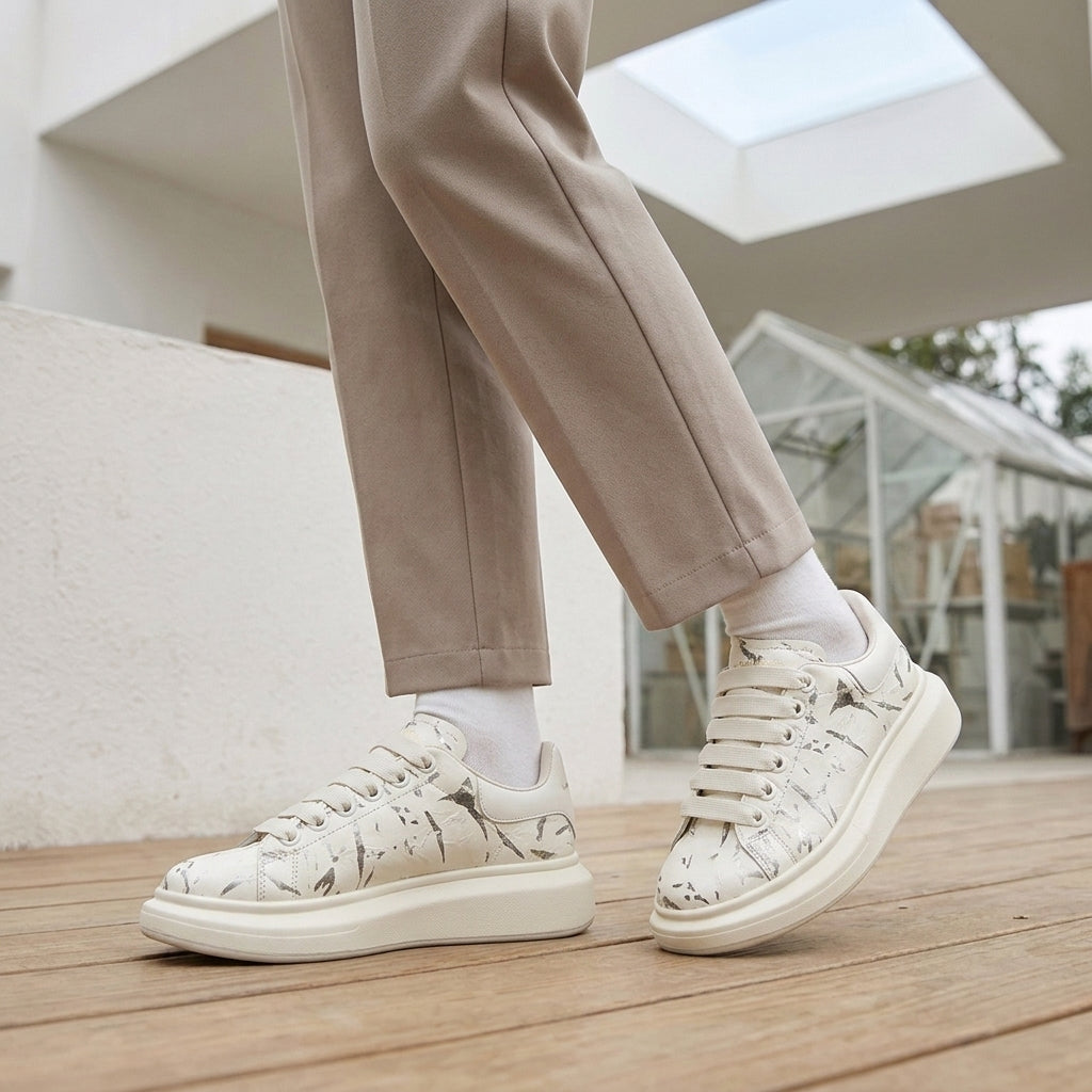 Verona | Suede-Look Platform Sneakers