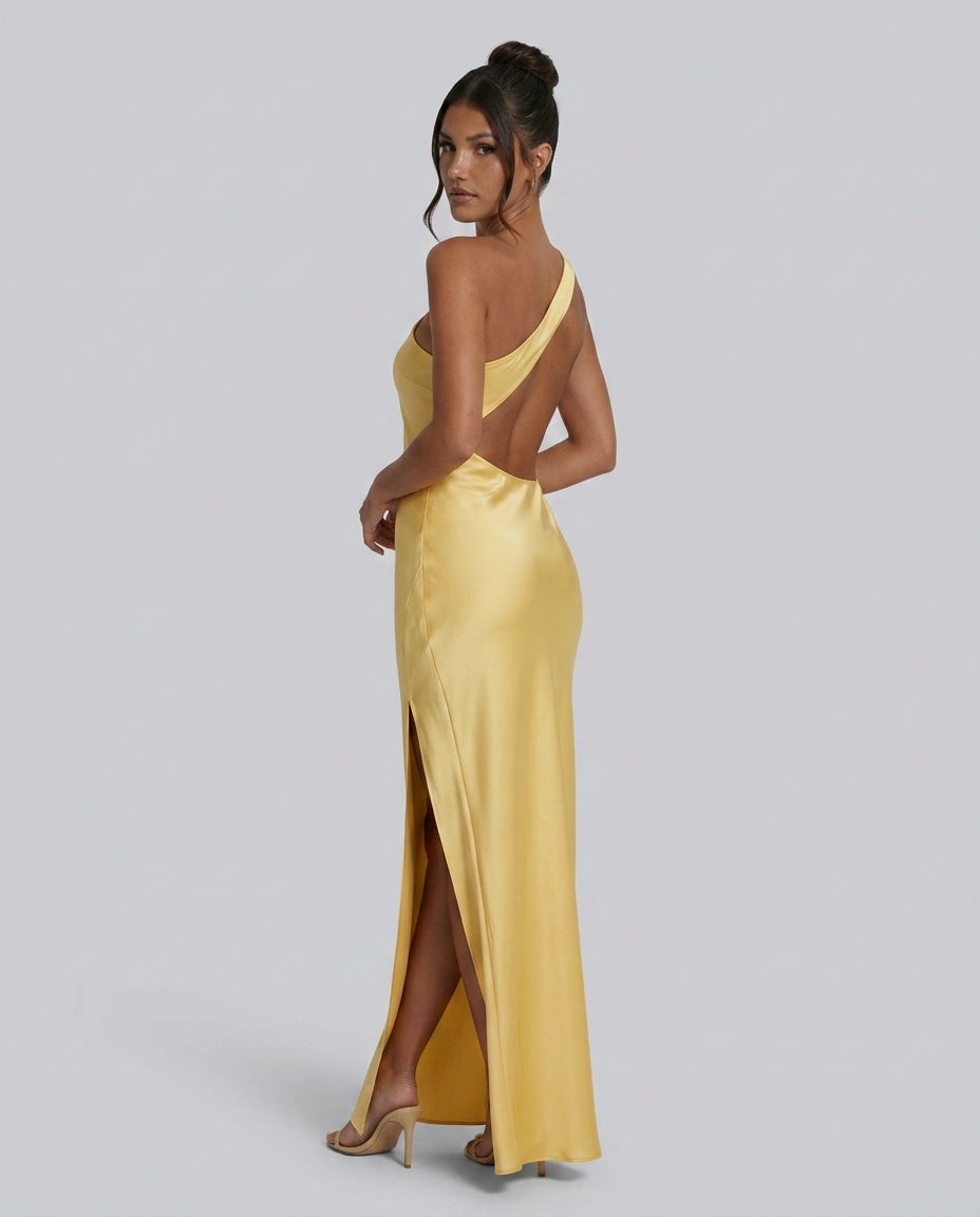 Lucia | Backless High Split Maxi Dress