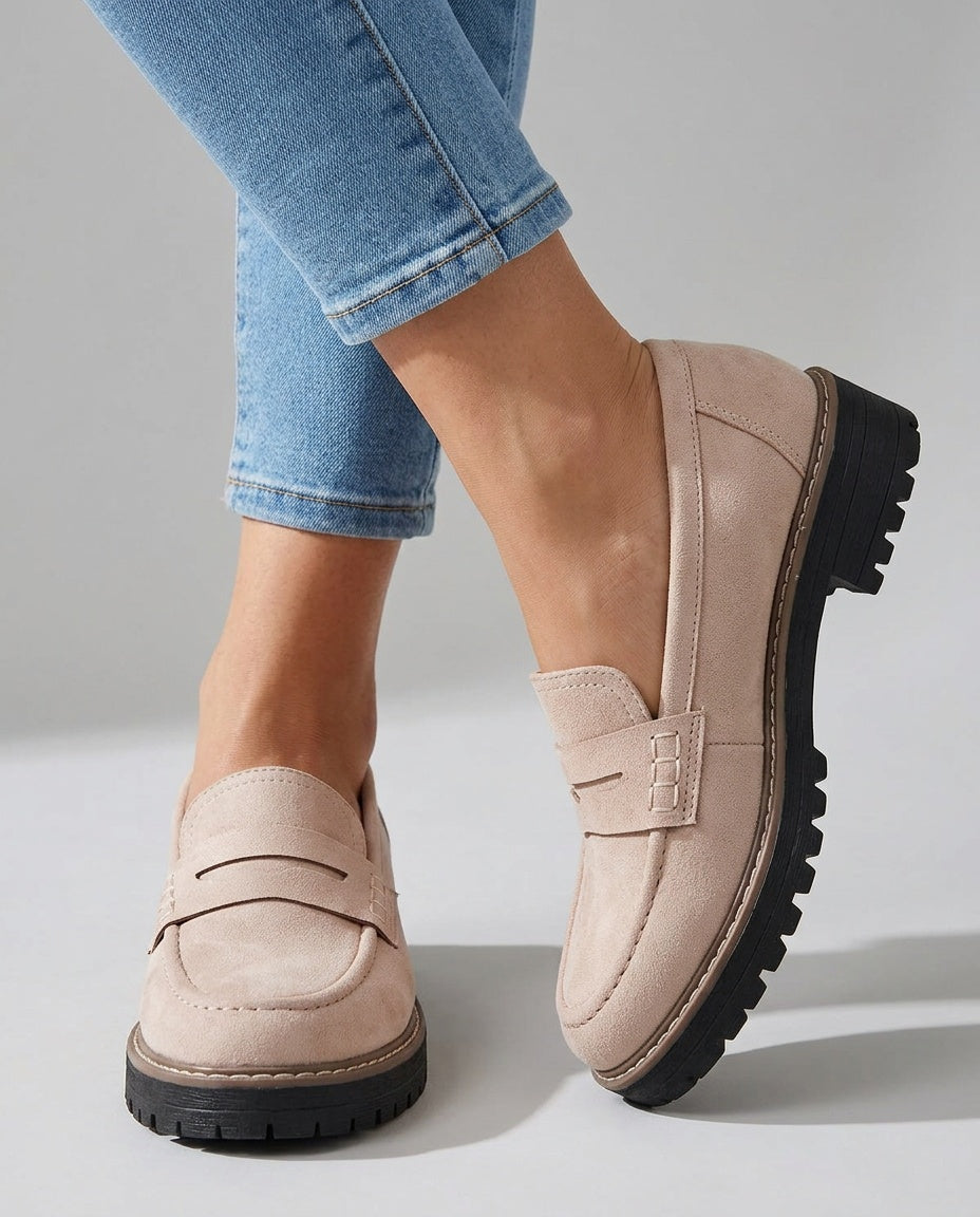 Sabine | Chunky Lug Sole Loafers