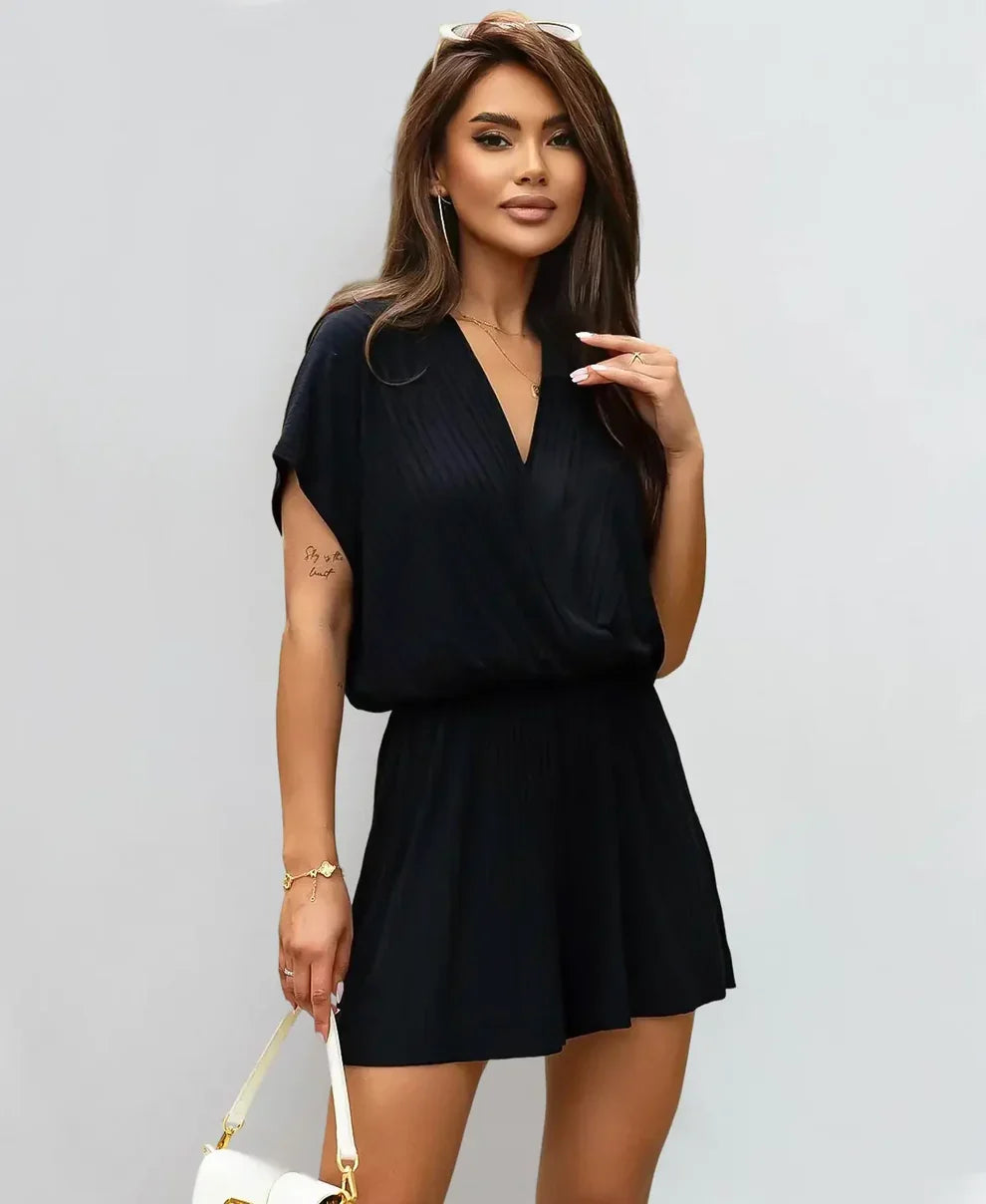 Clara | High Waist Wide Leg Jumpsuit