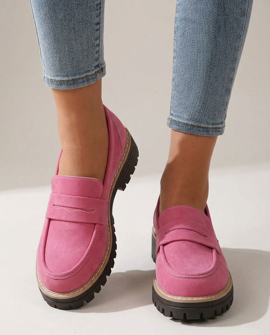 Sabine | Chunky Lug Sole Loafers