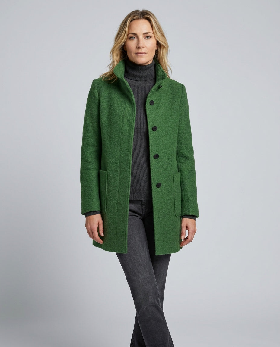 Marlowe | Mid-Length Tailored Wool-Blend Coat