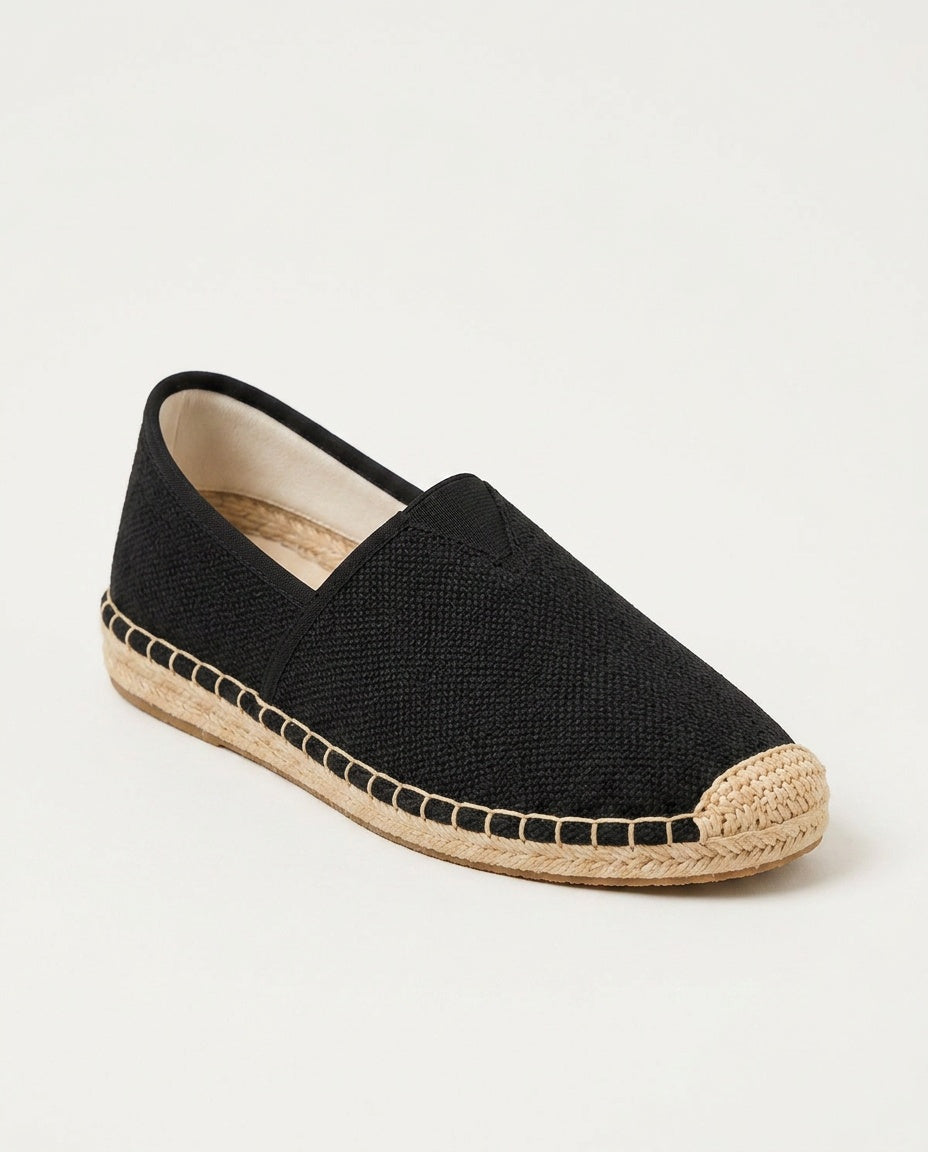 Nina | Flat Slip-On Canvas Espadrilles