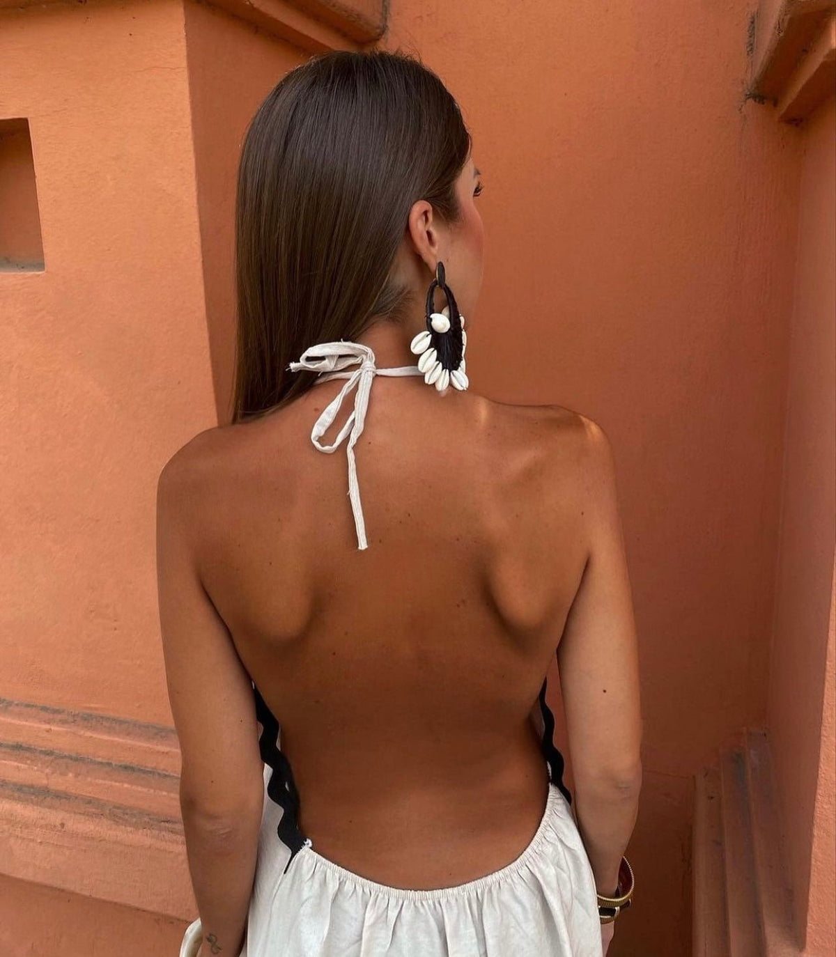 Presley | Scalloped Trim Sleeveless Maxi Dress