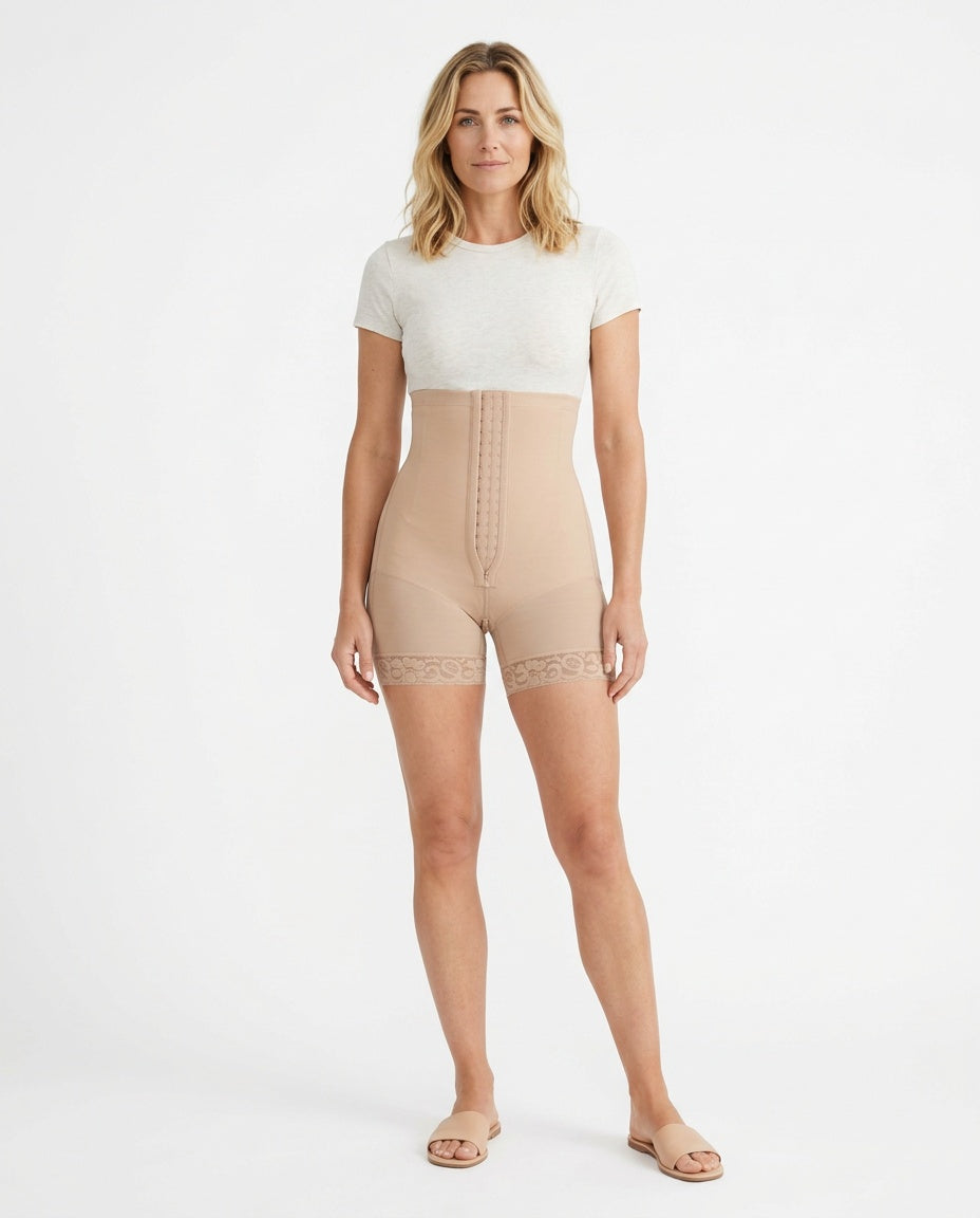 Beatriz | Hook Closure Waist Shaping Shorts