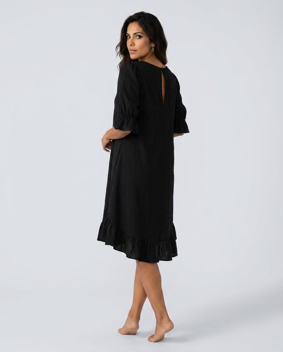 Neva | Relaxed Effortless Comfort Midi Dress